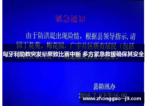 匈牙利助教突发晕厥致比赛中断 多方紧急救援确保其安全 匈牙利助教突发晕厥致比赛中断 多方紧急救援确保其安全
